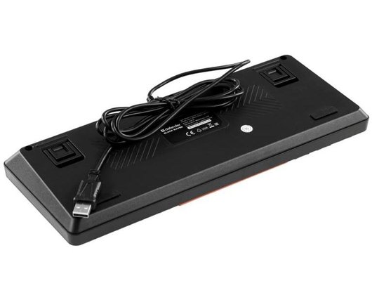 Клавиатура проводная игровая Defender Black Raven GK-417