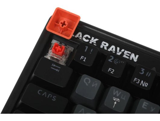 Клавиатура проводная игровая Defender Black Raven GK-417