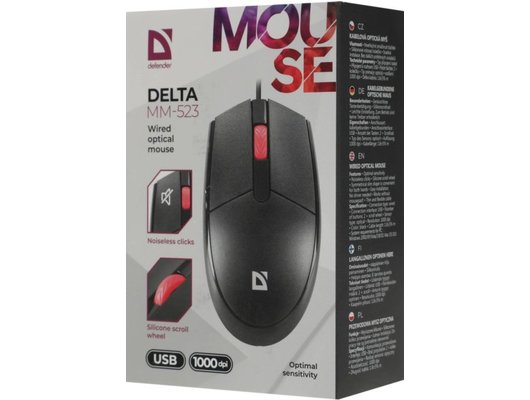 Мышь проводная Defender Delta MM-523