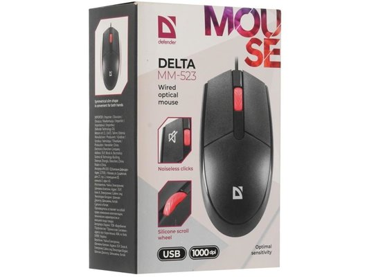 Мышь проводная Defender Delta MM-523