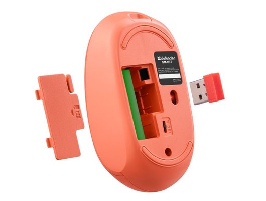 Мышь беспроводная Defender Smart MM-396 красный