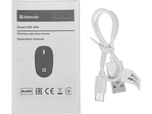 Мышь беспроводная Defender Smart MM-396 красный
