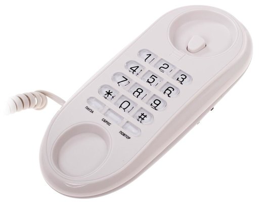 Проводной телефон TeXet TX-236 светло-серый