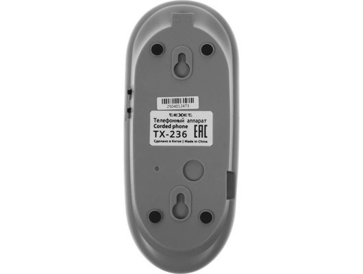 Проводной телефон TeXet TX-236 светло-серый