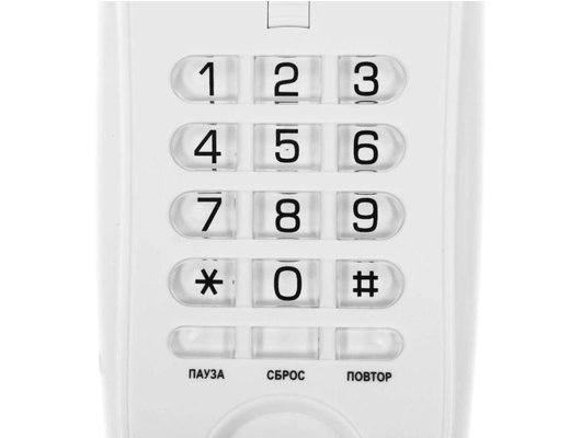 Проводной телефон TeXet TX-236 светло-серый