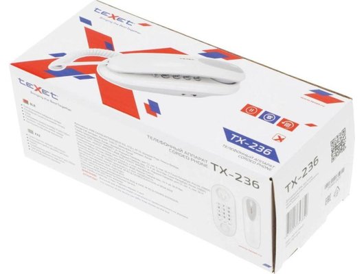 Проводной телефон TeXet TX-236 светло-серый