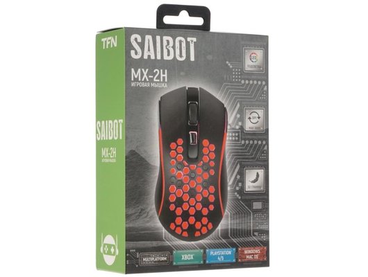 Мышь проводная игровая TFN Saibot MX-2H