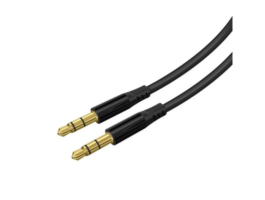 Кабель TFN AUX forza 1.0m black (TFN-CFZAUXMET1MBK)