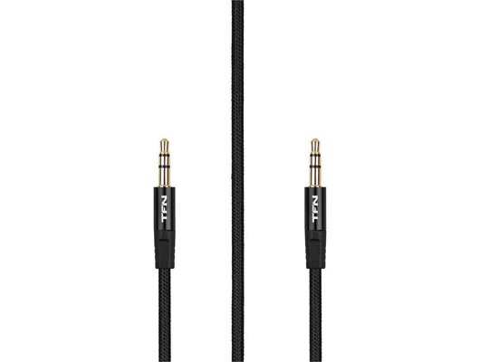 Кабель TFN AUX forza 1.0m black (TFN-CFZAUXMET1MBK)