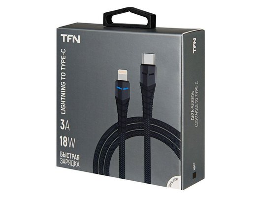 Кабель TFN 8pin TypeC knight 1.0m bk CKNLIGC1MBK