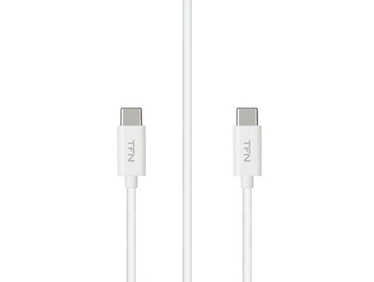 Кабель TFN TypeC-TypeC 1.0m TPE white (TFN-CUSBCC1MTPWH)