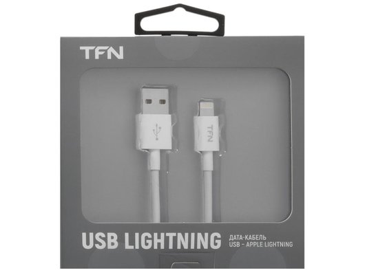 Кабель TFN 8pin 2A 1.0m TPE white (TFN-CLIGUSB1MTPWH)