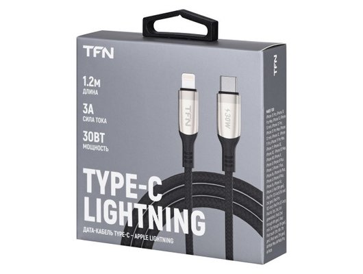 Кабель TFN 8pin-TypeC blaze 1.2m nickel (TFN-C-BLZ-CL1M-NI)
