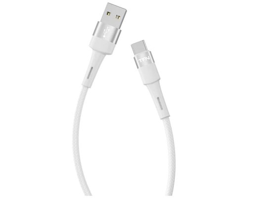 Кабель TFN TypeC Envy 1.2m нейлон white (TFN-C-ENV-AC1MWH)