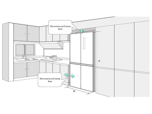 Холодильник MIDEA MDRM706BIE70