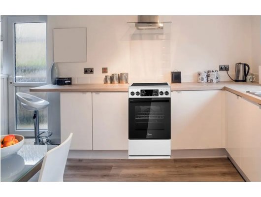 Плита электрическая Midea MFO-D4E20T9E(WH)