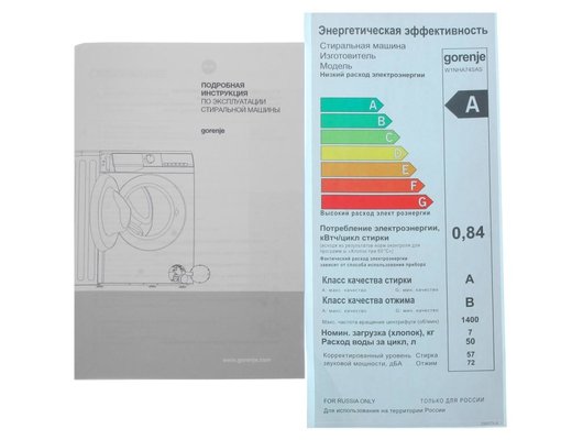 Стиральная машина GORENJE W1NHA74SAS