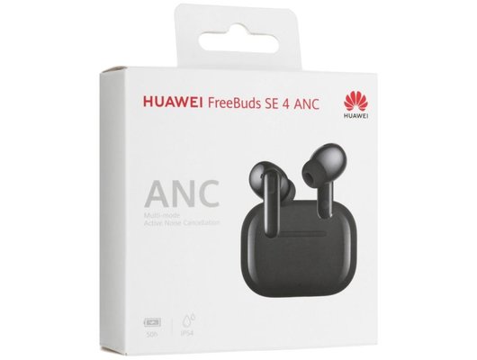 Гарнитуры TWS стерео HUAWEI FREEBUDS SE4 ANC ЧЕРНЫЙ (FUJI-T010)