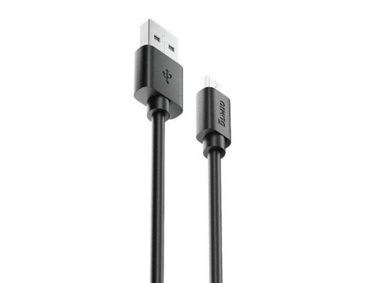 Кабель OLMIO USB 2.0 - microUSB,  2м, 2.1A, черный 38660