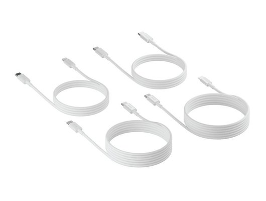 Кабель OLMIO USB2.0, Type-C - Type-C, 2м, белый,  41668