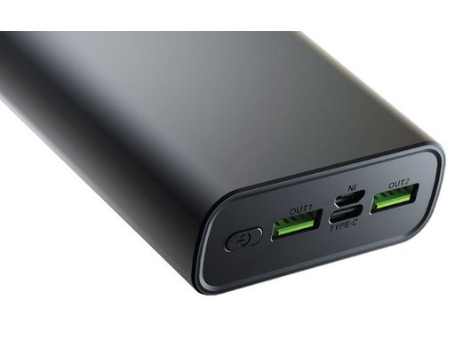 Внешний аккумулятор OLMIO QR-20 20000mAh space-gray 044453