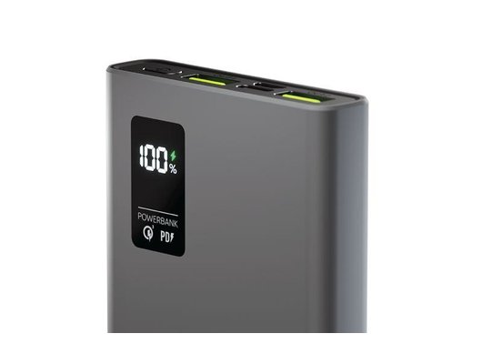 Внешний аккумулятор OLMIO QR-10 10000mAh space-gray 044451