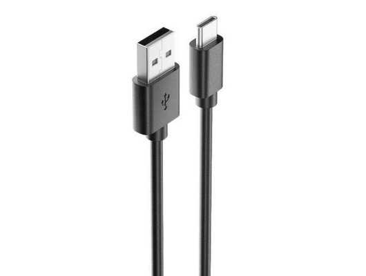 Кабель OLMIO USB 2.0 - USB type-C 1м чёрный 038773