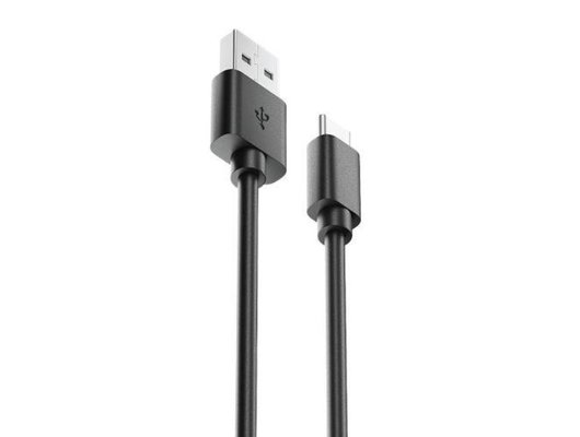 Кабель OLMIO USB 2.0 - USB type-C 1м чёрный 038773