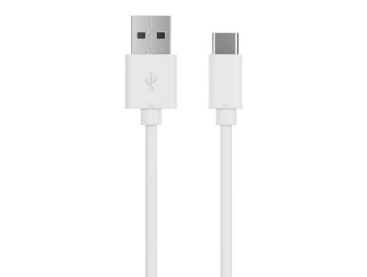 Кабель OLMIO USB 2.0 - USB type-C 1м белый 038899