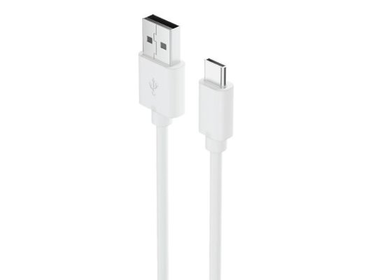 Кабель OLMIO USB 2.0 - USB type-C 1м белый 038899