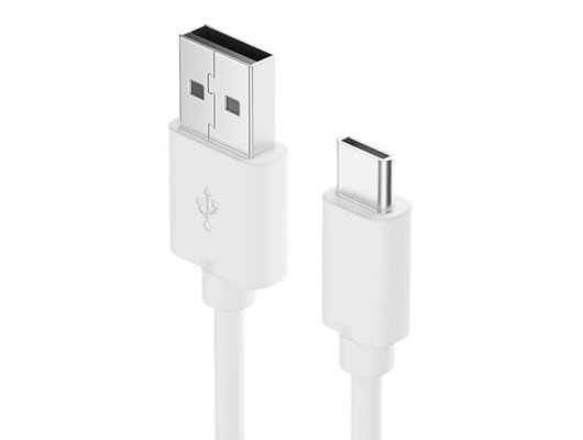 Кабель OLMIO USB 2.0 - USB type-C 1м белый 038899