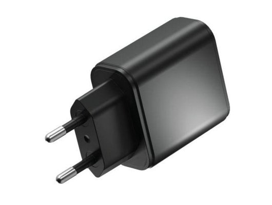 Зарядное устройство OLMIO СЗУ USBx2, 2.4A, Smart IC, black, 43369