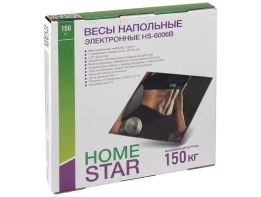 Весы напольные HOMESTAR HS-6006B