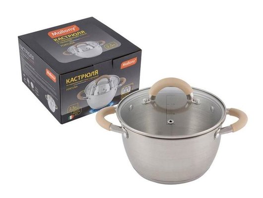 Кастрюля MALLONY Fortuna, 2,5 л
