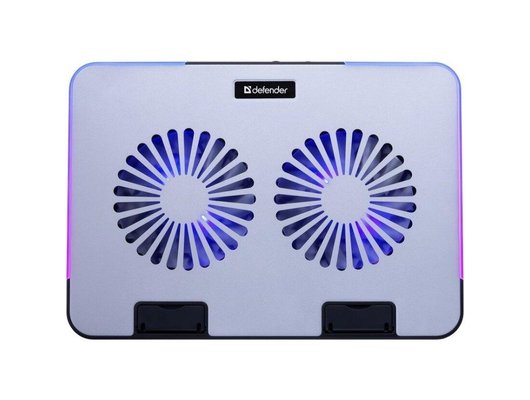 Подставка для ноутбука Defender NS-519 RGB металлик