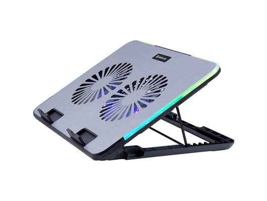 Подставка для ноутбука Defender NS-519 RGB металлик