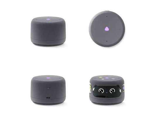 Умная колонка ЯНДЕКС СТАНЦИЯ ЛАЙТ 2 БЕЗ ЧАСОВ СЕРЫЙ (YNDX-00028GRY)