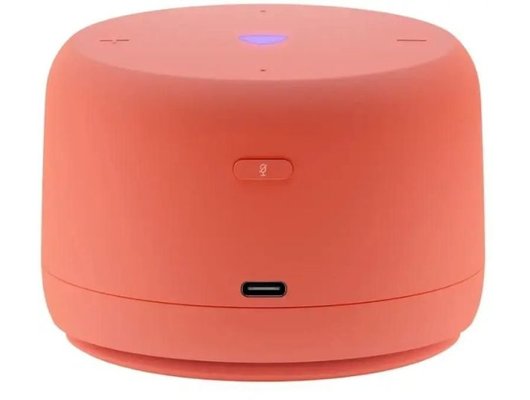 Умная колонка ЯНДЕКС СТАНЦИЯ ЛАЙТ 2 БЕЗ ЧАСОВ КОРАЛЛОВЫЙ (YNDX-00028ORG)