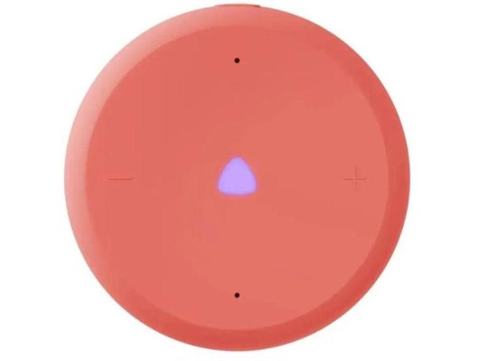 Умная колонка ЯНДЕКС СТАНЦИЯ ЛАЙТ 2 БЕЗ ЧАСОВ КОРАЛЛОВЫЙ (YNDX-00028ORG)