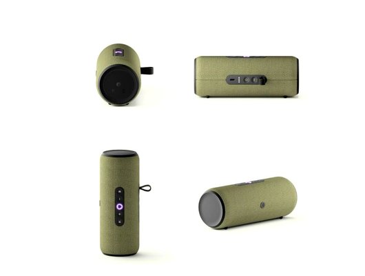 Умная колонка ЯНДЕКС СТАНЦИЯ СТРИТ YNDX-00030GRN (ЗЕЛЕНЫЙ)