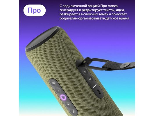 Умная колонка ЯНДЕКС СТАНЦИЯ СТРИТ YNDX-00030GRN (ЗЕЛЕНЫЙ)