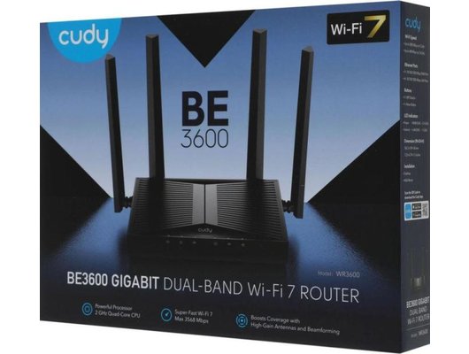 WiFi роутер Cudy WR3600 BE3600 Wi-Fi 7