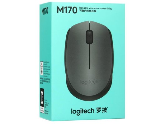 Мышь беспроводная Logitech M170 Grey