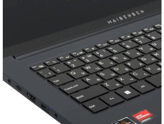 Ноутбук Maibenben M17A-R758UM /M17A-R758UMF1SLURE3/Ryzen 7-5825U/16Gb/512Gb/17.3 FHD IPS/Linux синий