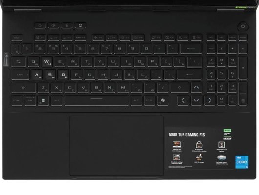 Ноутбук игровой ASUS TUF F16 FX608JHR-RV101/90NR0NA1-M00590/Core i5-14450HX/16Gb/1Tb/16 FHD 165Hz/RTX 5050 8GB/DOS