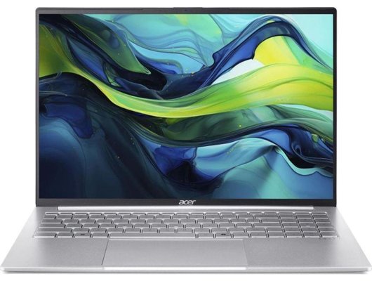 Ноутбук Acer Swift Lite 16 SFL16-51M-54BL/NX.D3UCD.002/Core Ultra 5-115U/16GB/512GB/16 FHD IPS/DOS серебрист