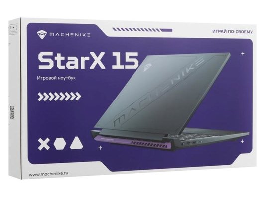 Ноутбук игровой Machenike StarX 15 Pulsar/JJ00GN00KRU/Core i5-12450H/16Gb/1Tb/15.6 FHD 165Hz/RTX 4050 6 Gb/DOS