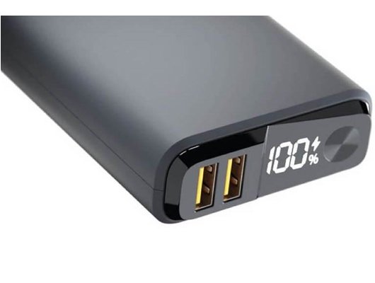 Внешний аккумулятор OLMIO QS-10 10000mAh 22.5W темно-серый (039186)