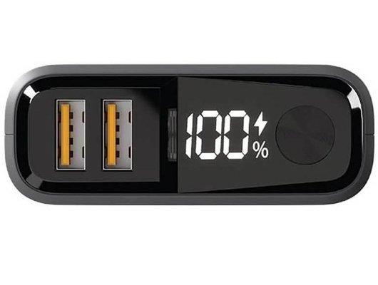 Внешний аккумулятор OLMIO QS-10 10000mAh 22.5W темно-серый (039186)