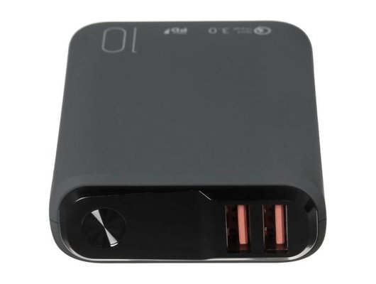 Внешний аккумулятор OLMIO QS-10 10000mAh 22.5W темно-серый (039186)